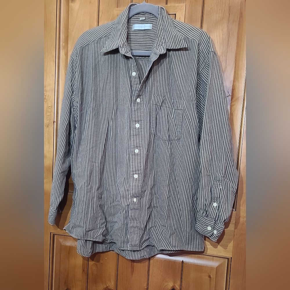 Geoffrey Beene button up men's shirt size Xl